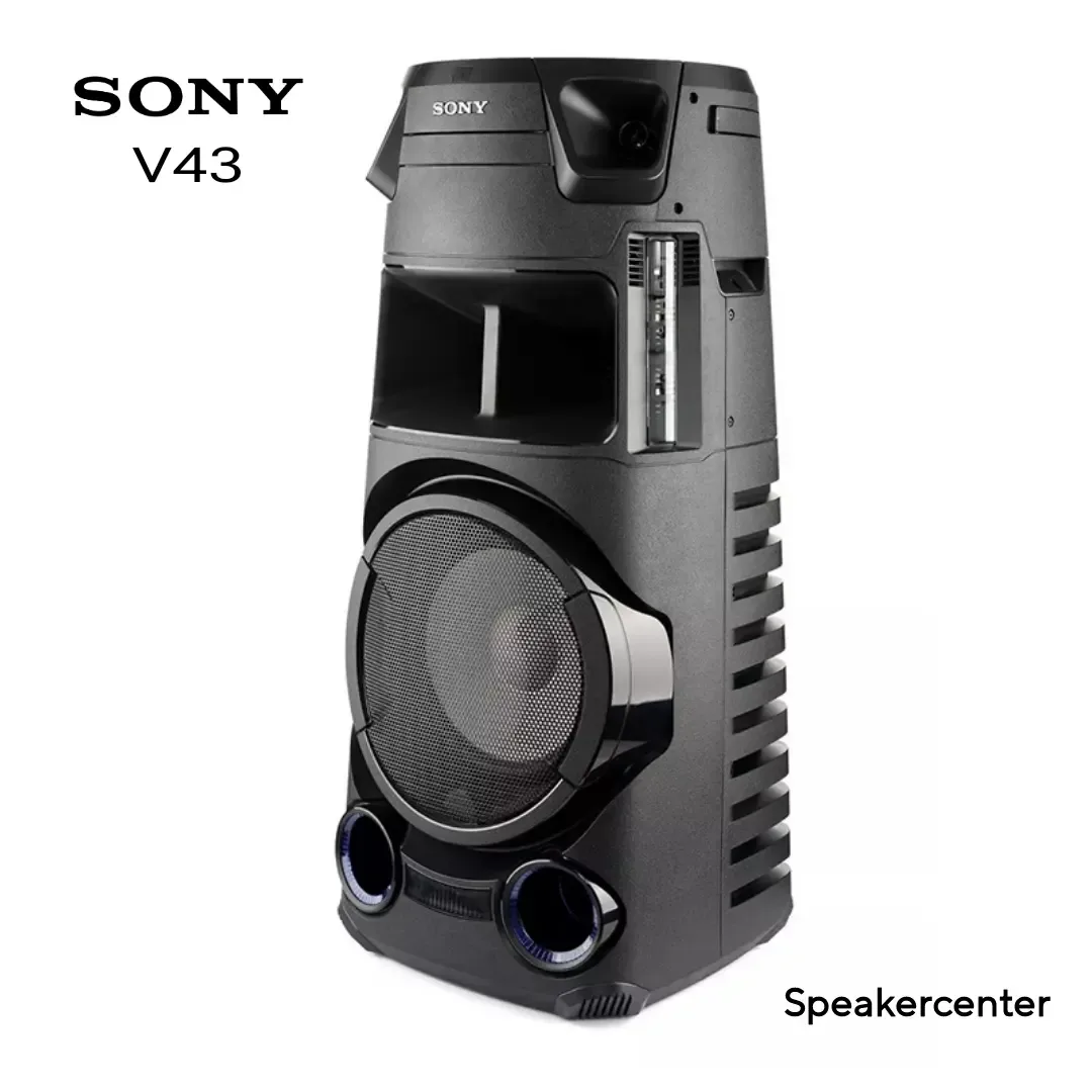 اسپیکر V43 سونی، رنگ مشکی، جنس پلاستیک، ایستاده، حجیم