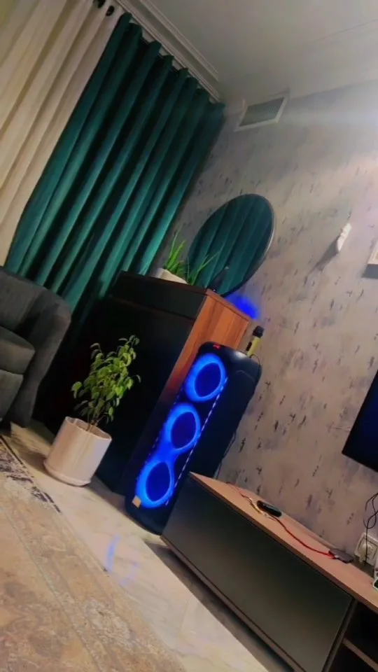 اسپیکر چمدانی CN 819N مکسیدر، رنگ مشکی، جنس پلاستیک و فلز، ایستاده مستطیلی