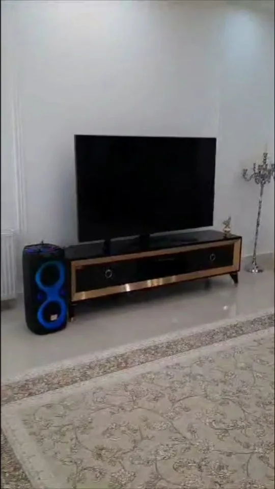 اسپیکر MAXI BOX CN 815، رنگ مشکی و آبی، جنس پلاستیک، ایستاده، نوردار