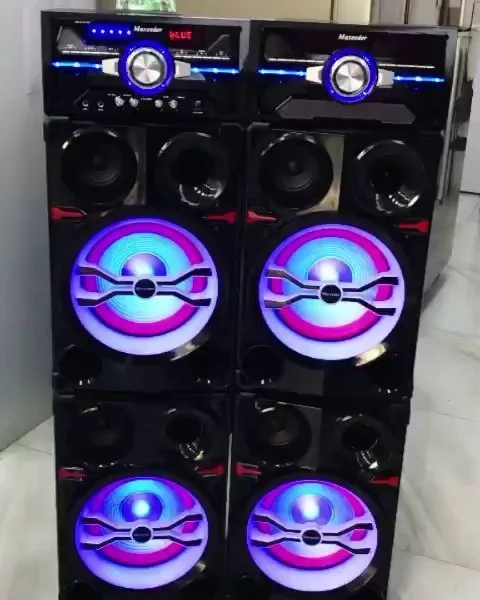 اسپیکر چراغ‌دار بدنه MDF مکسیدر