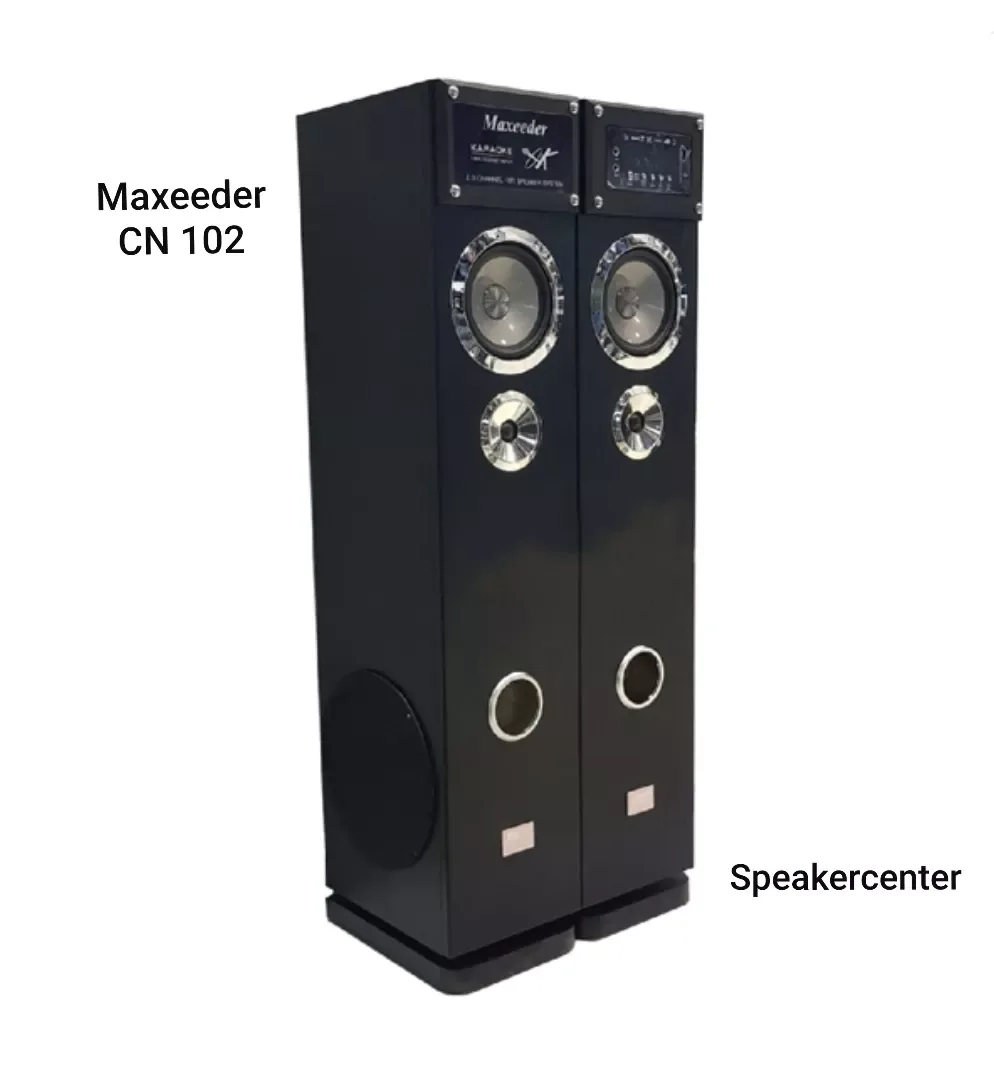 اسپیکر CN 102 مکسیدر، رنگ مشکی، جنس پلاستیک، ایستاده، بلند