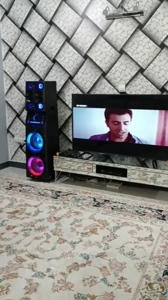 اسپیکر دیجی میکسینگ VC 1041-AP، رنگ مشکی، آبی و قرمز، جنس پلاستیک، ایستاده بزرگ