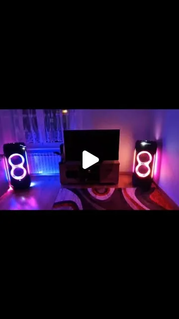 اسپیکر Partybox Ultimate JBL، رنگ مشکی، صورتی و آبی، جنس پلاستیک، ایستاده بزرگ