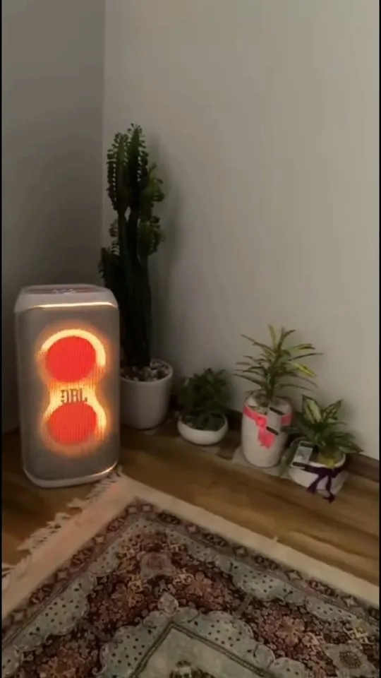 اسپیکر PartyBox Club 120 سفید JBL، رنگ قرمز، جنس پلاستیک، ایستاده، استوانهای