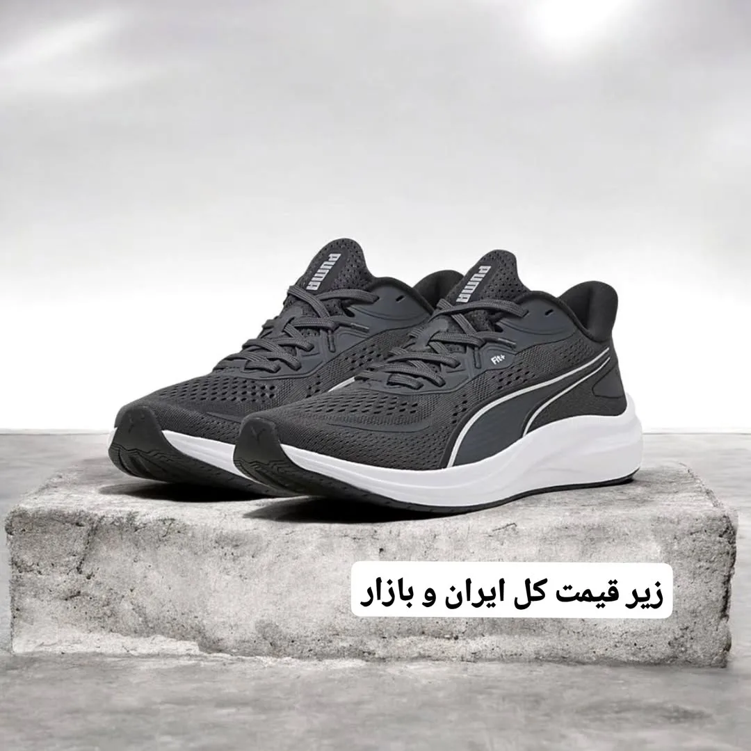 کفش رانینگ Skyrocket نسل ۲ پوما، رنگ مشکی و سفید، کتانی ورزشی