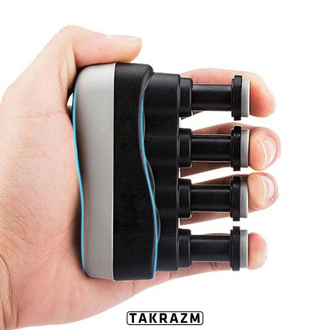 قیچی تقویتی انگشت، رنگ مشکی و خاکستری، جنس پلاستیک، تقویت‌کننده انگشت چهارتایی