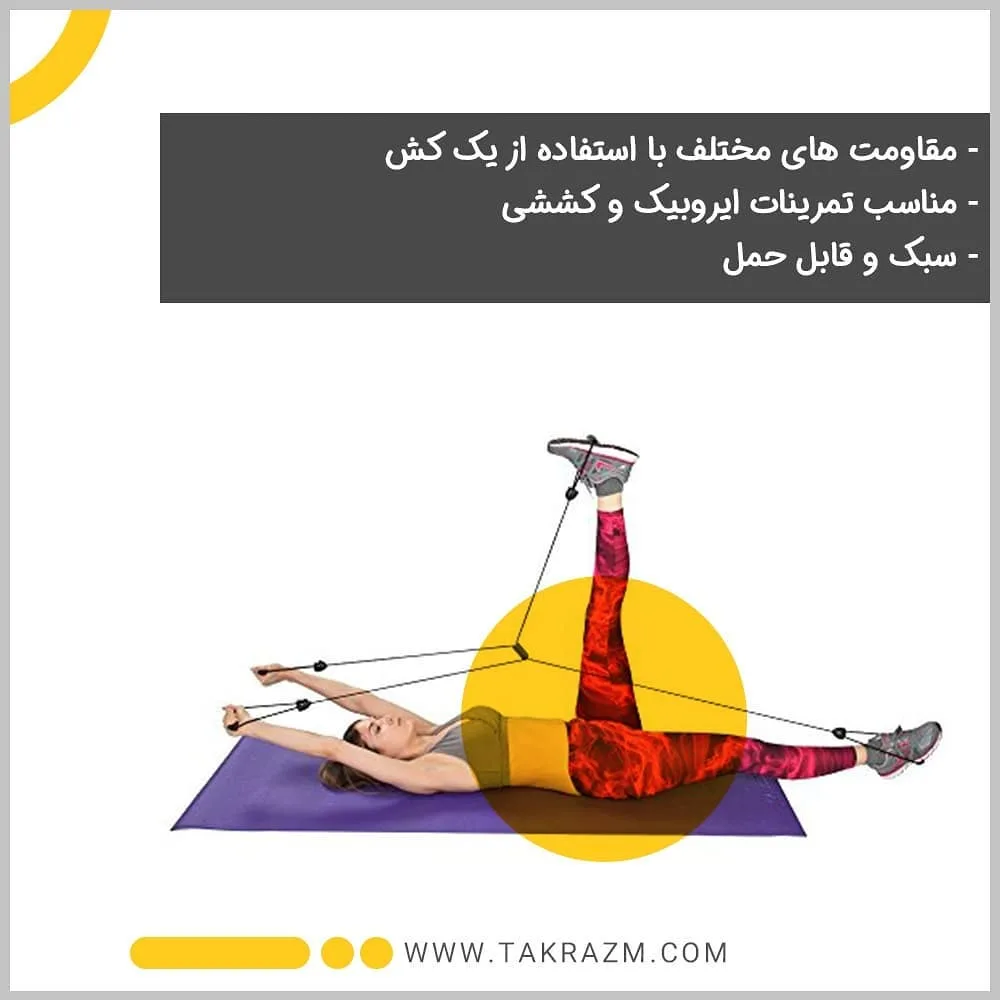 کش بدنسازی چهارجهته بادی شیپر — عکس ۳