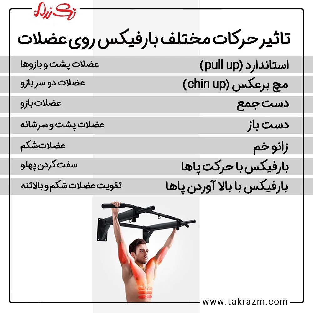 بارفیکس دیواری — عکس ۲