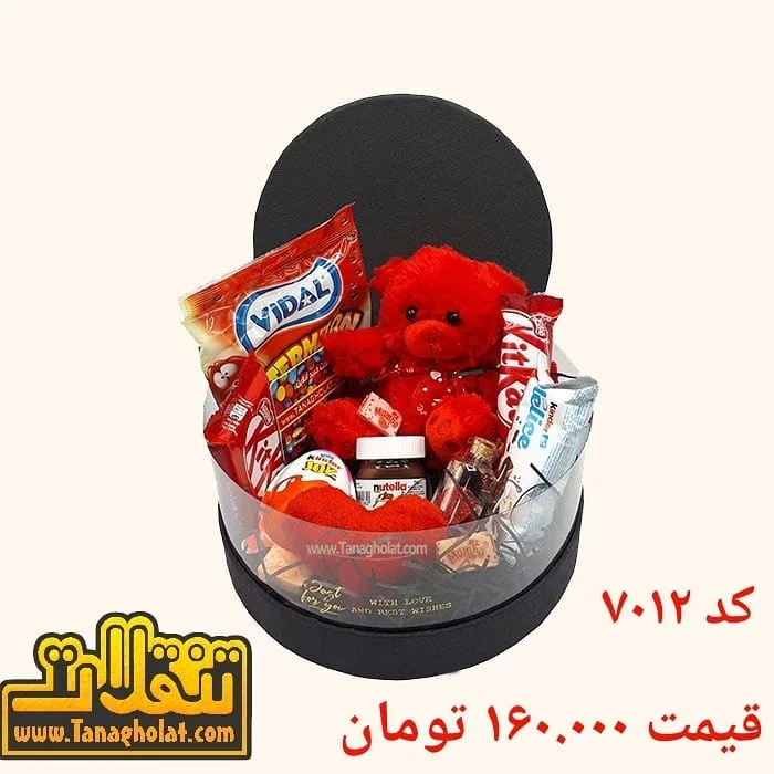 پک هدیه جعبه دایره طلقی