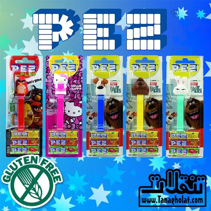آبنبات خوشبوکننده دهان بدون گلوتن PEZ