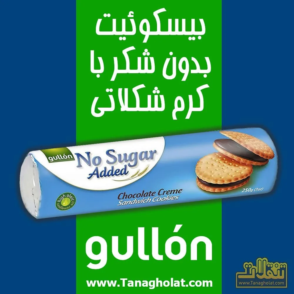 بیسکویت بدون قند گولون