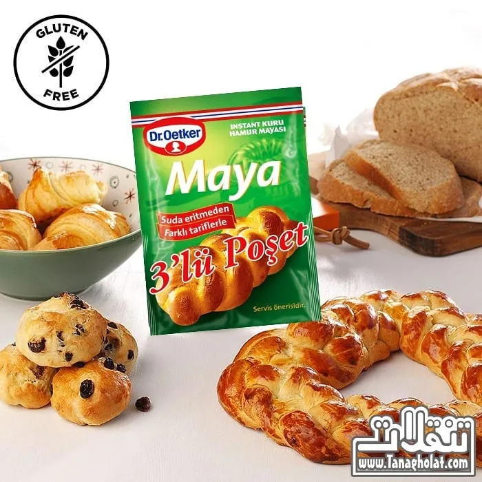 خمیرمایه بدون گلوتن سه عددی دکتر اوتکر