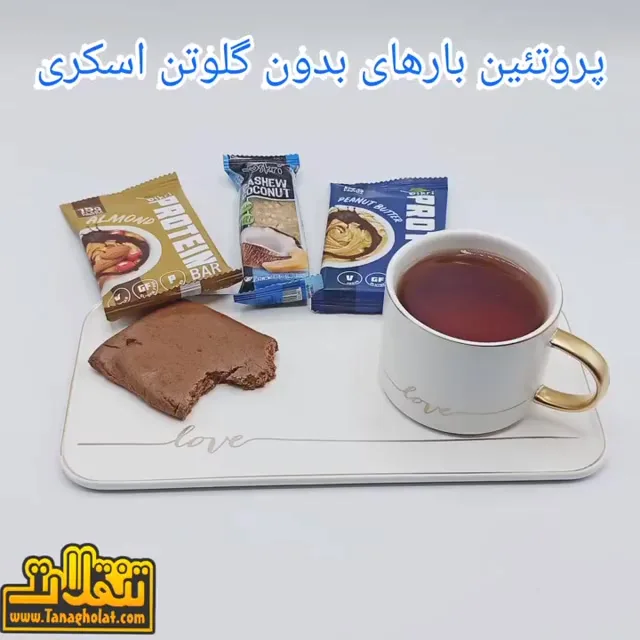 پروتئین بار بدون گلوتن اسکری