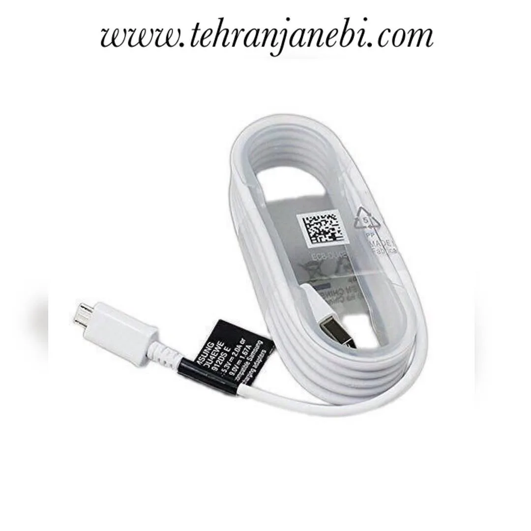 کابل شارژ نوت ۴، رنگ سفید، جنس پلاستیک و فلز، USB-C