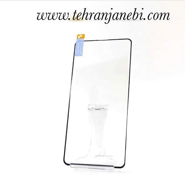 گلس فول چسب لبه‌دار، رنگ شفاف، جنس شیشه، مستطیلی