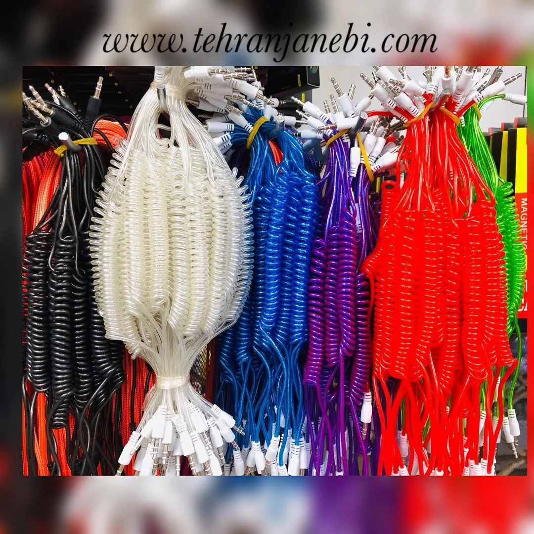 کابل AUX فنری