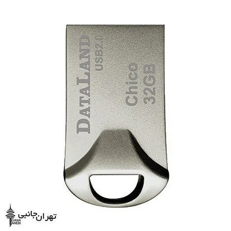 فلش مموری ۳۲ گیگ مدل Chico دیتالند، رنگ نقره‌ای، جنس فلز، فلش مموری USB