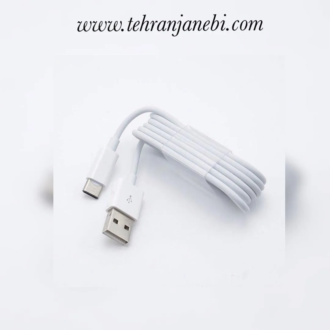 کابل تایپ سی A520، رنگ سفید، جنس پلاستیک، USB به لایتنینگ