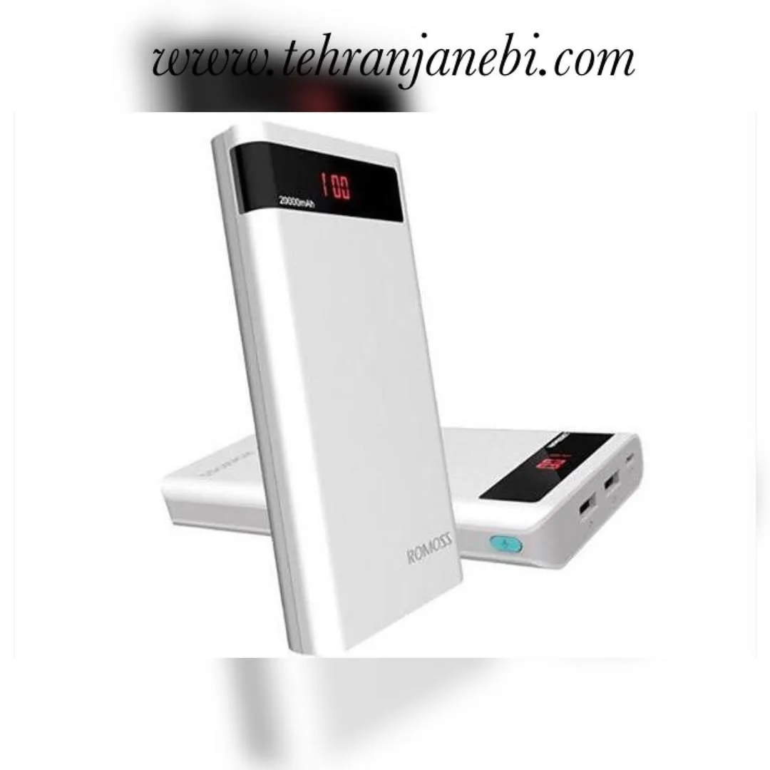 پاوربانک ۲۰۰۰۰ مدل PH80 LCD ROMOSS