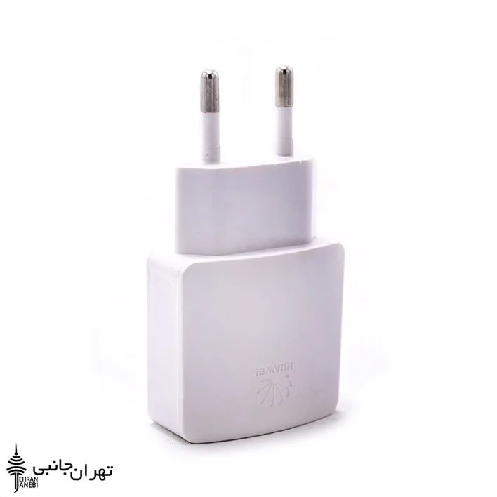 کلگی شارژر هواوی ۲ آمپر، رنگ سفید، جنس پلاستیک، تک پورت، دو شاخه