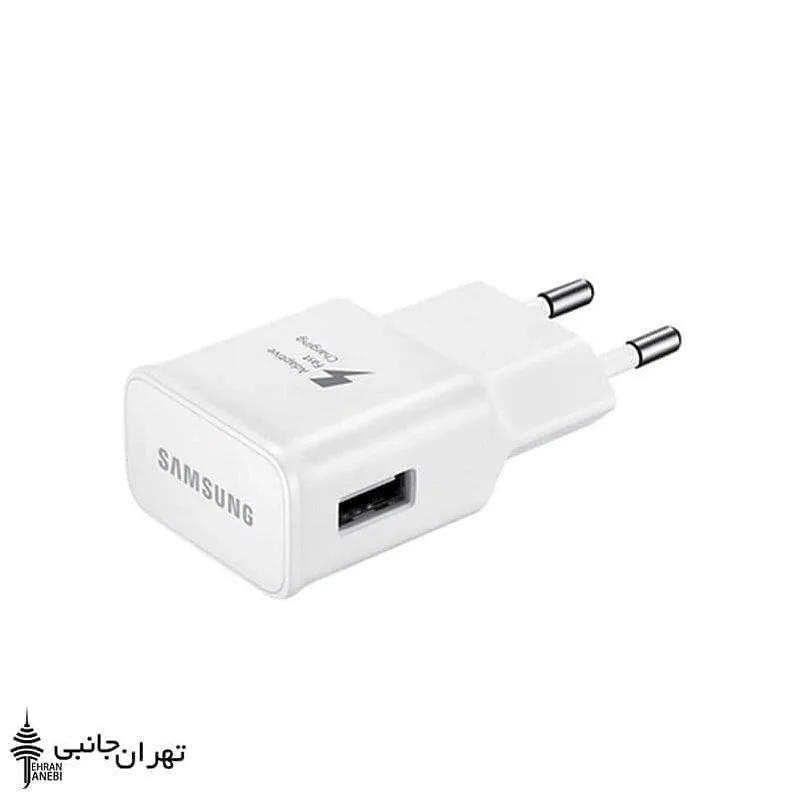 کلگی شارژ سامسونگ S7 کپی، رنگ سفید، جنس پلاستیک، مکعب مستطیل