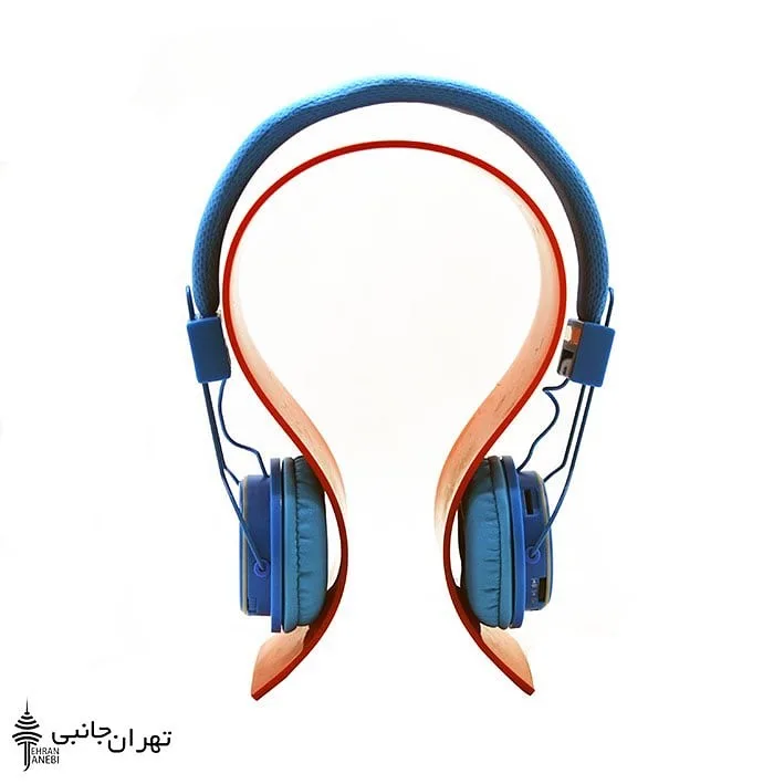 هولدر هدفون و هدست، رنگ آبی، جنس پلاستیک، دورگوش