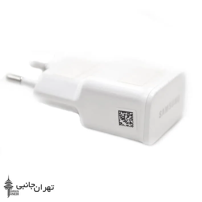 کلگی شارژ اورجینال سامسونگ S4، رنگ سفید، جنس پلاستیک، دوشاخه برق