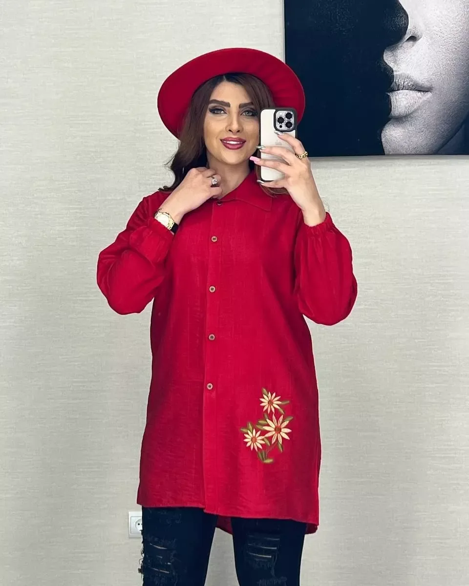 مانتو بابوس دونخ گلدوزی