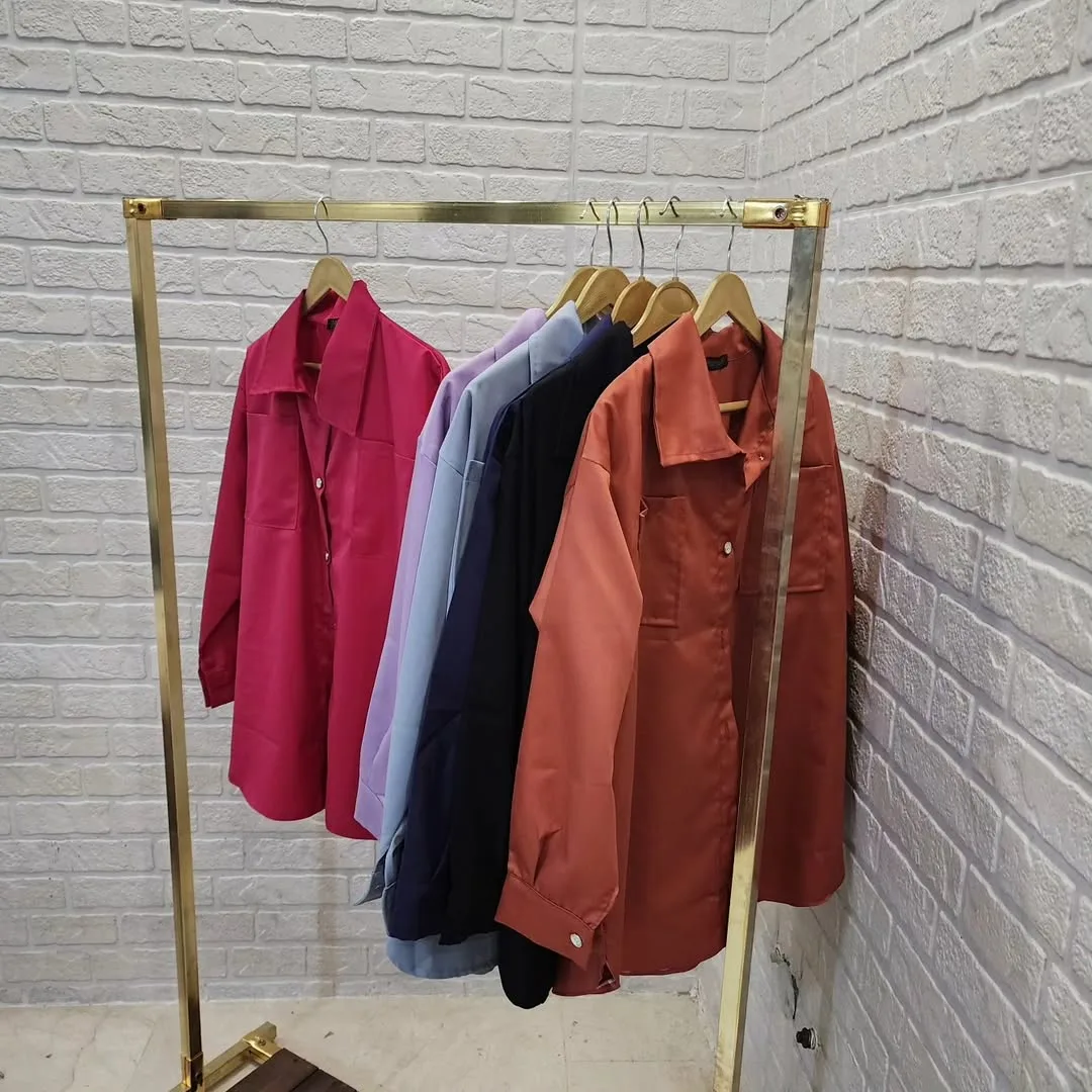 شومیز پیراهنی اسپرت کتان