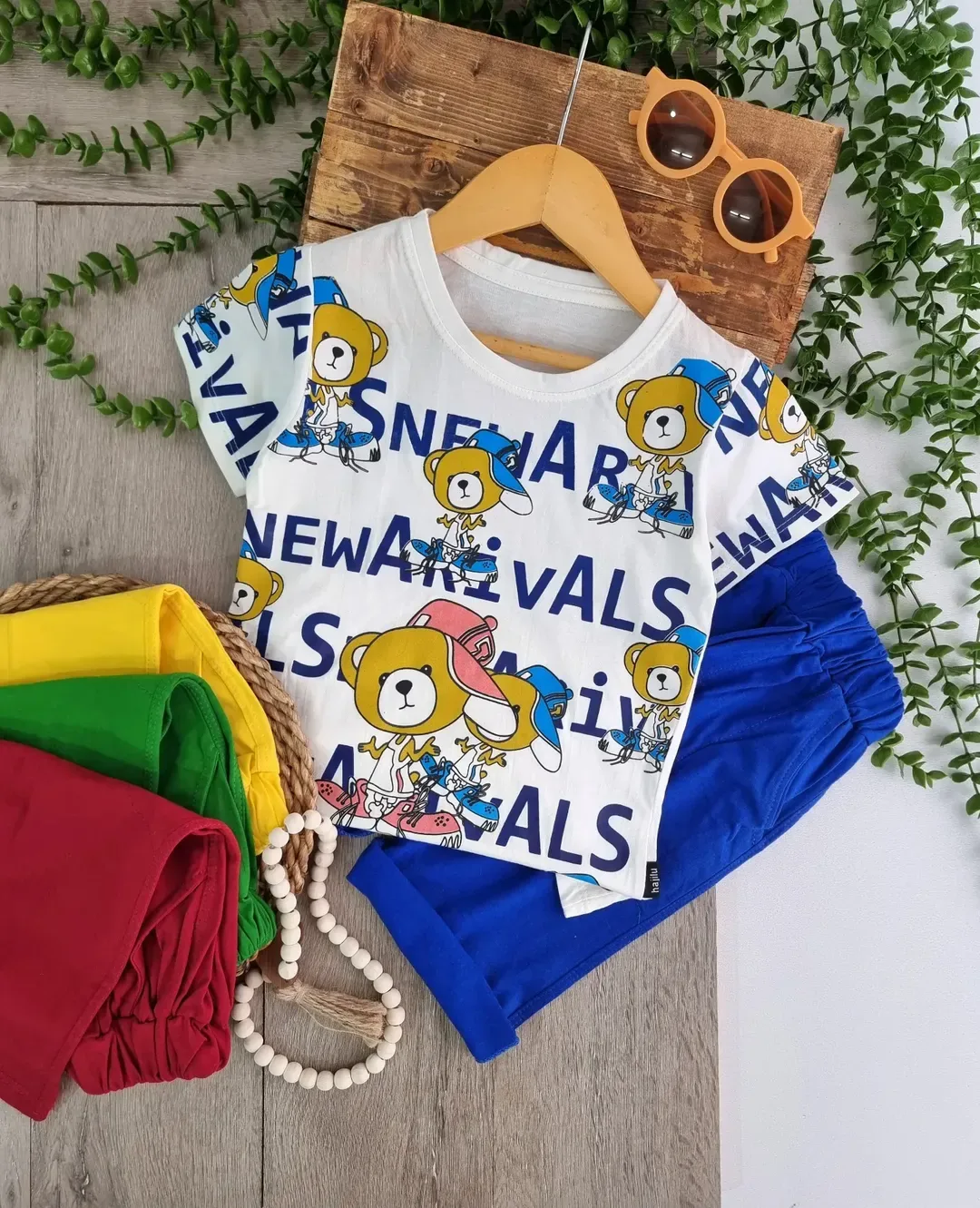 ست تیشرت و شلوارک بچگانه