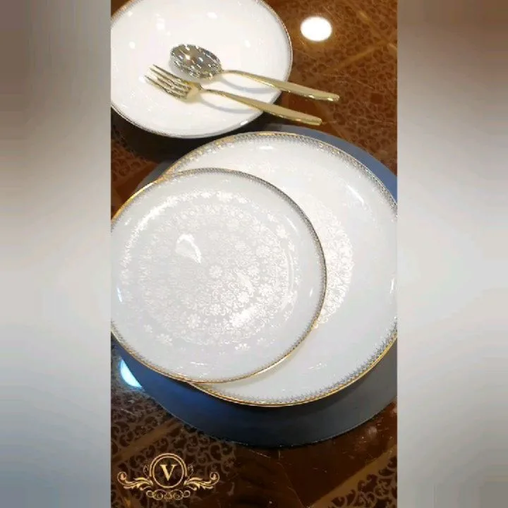سرویس چینی استخوانی لوسیانا ۱۸ نفره قالب جدید