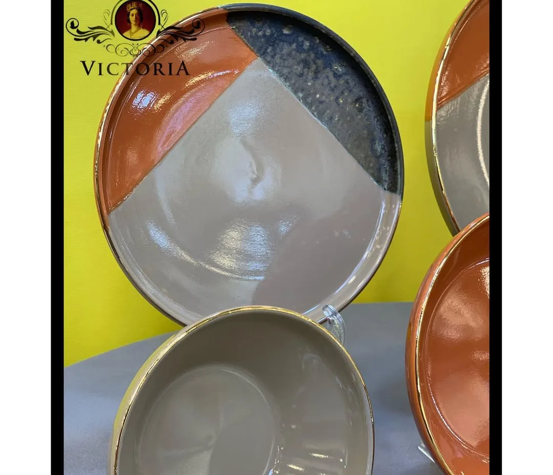 ست ظروف بن چاینا ۲۷ پارچه (طرح دوم) — عکس ۴