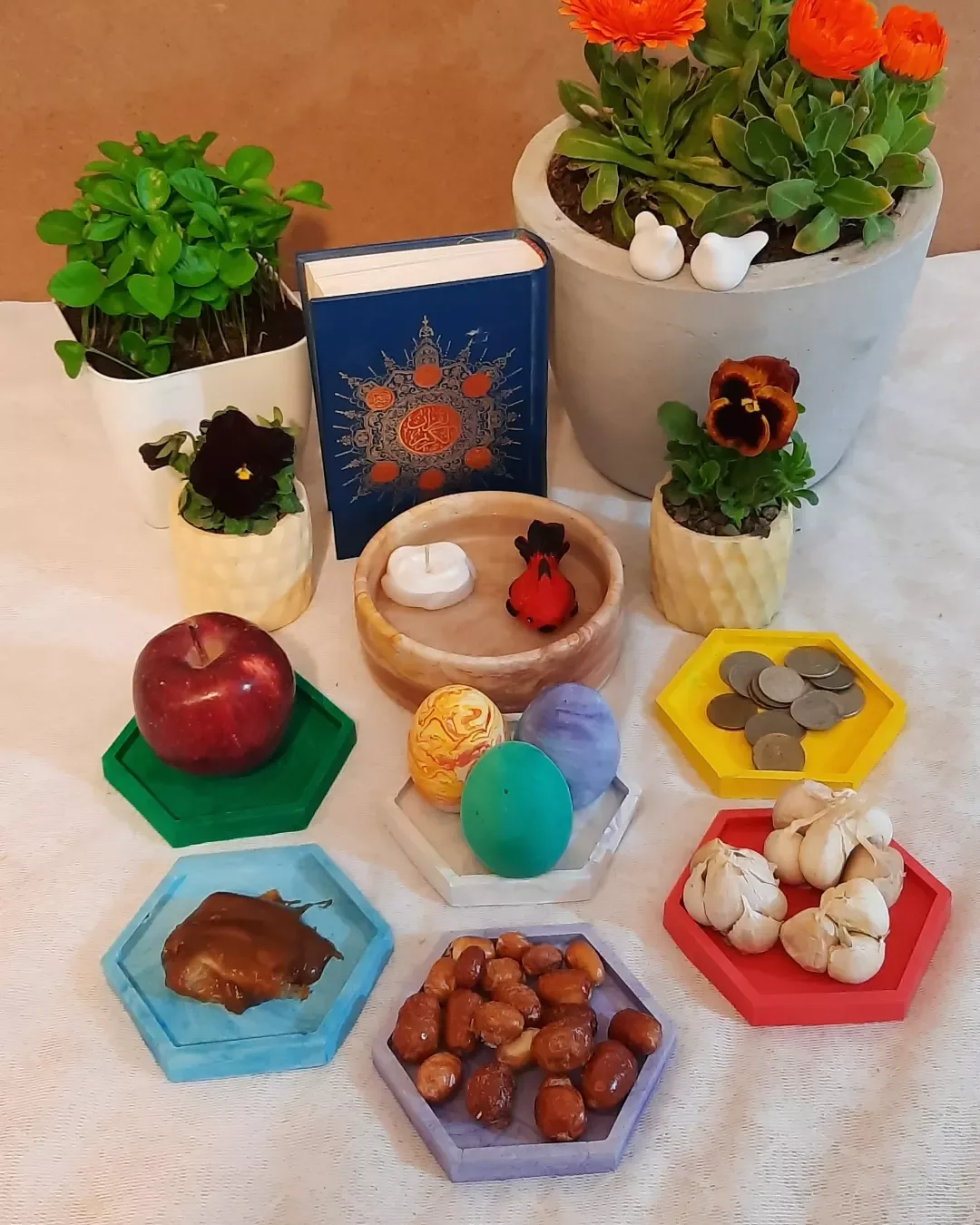 هفت‌سین چندضلعی ست ۶ عددی زیما