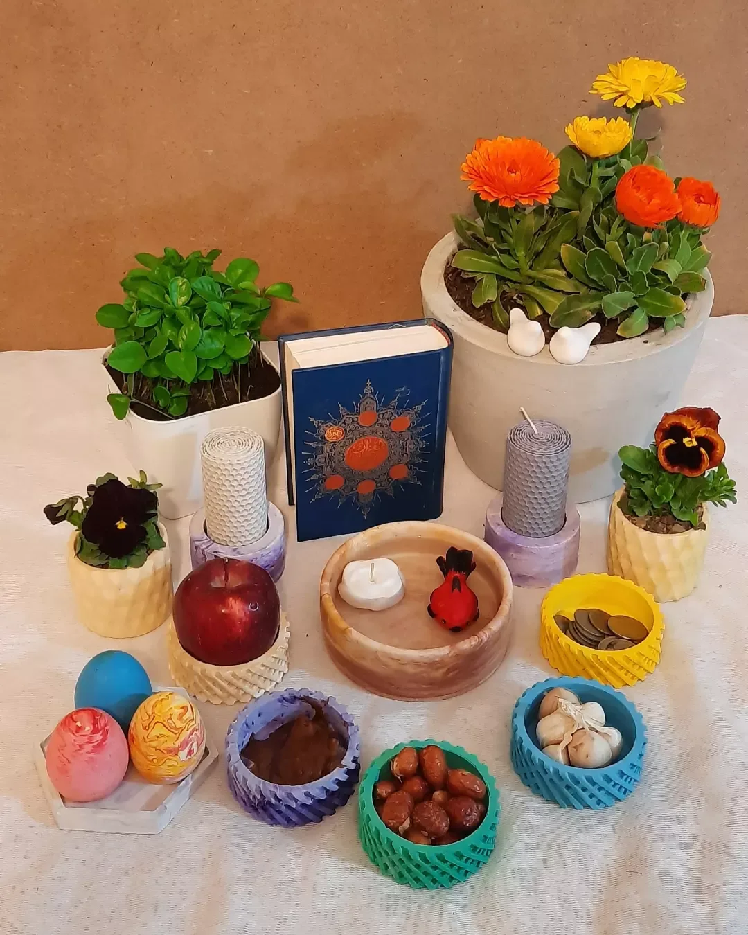 هفت‌سین مشبک قابل سفارش با رنگ دلخواه زیما