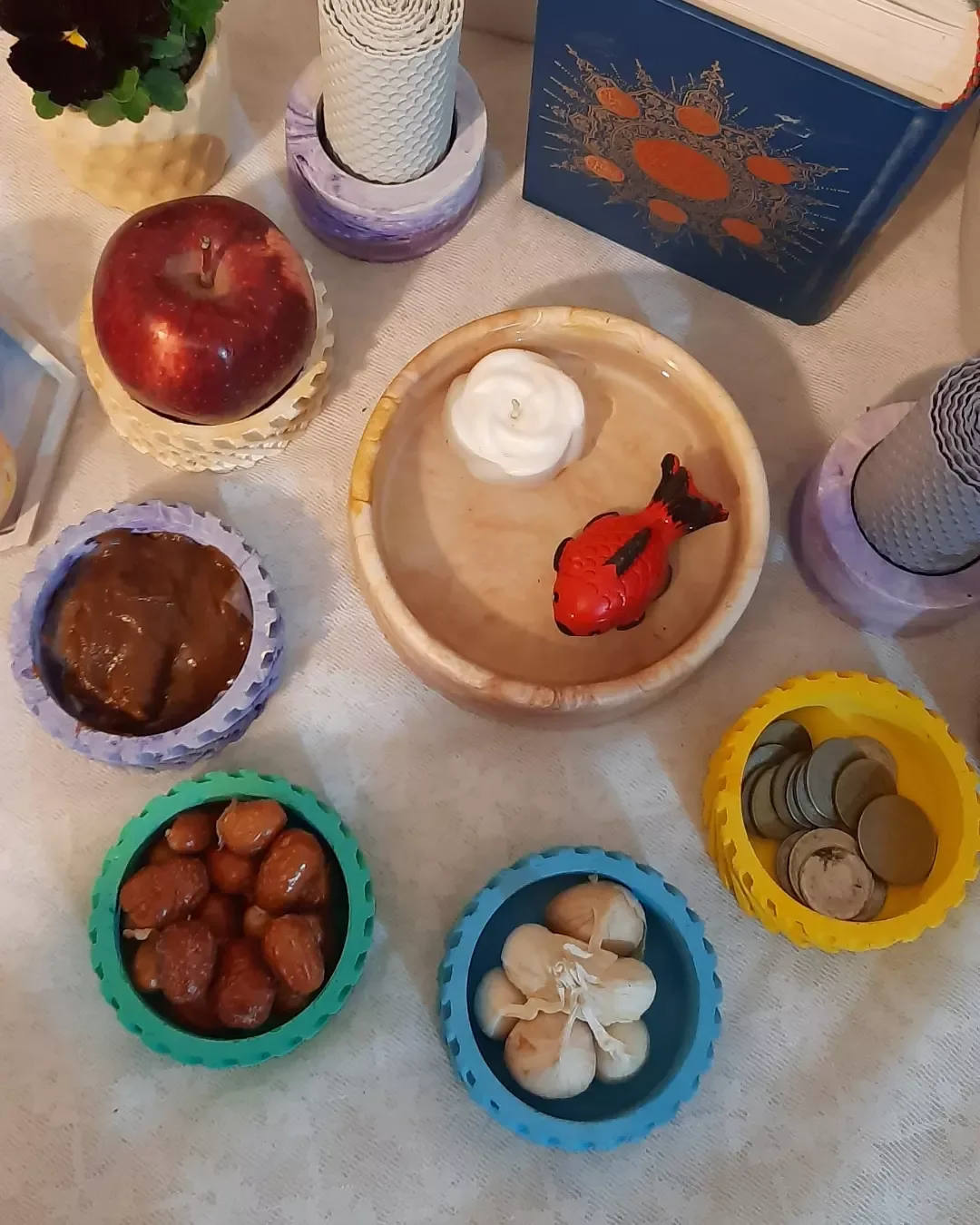 هفت‌سین مشبک قابل سفارش با رنگ دلخواه — عکس ۴